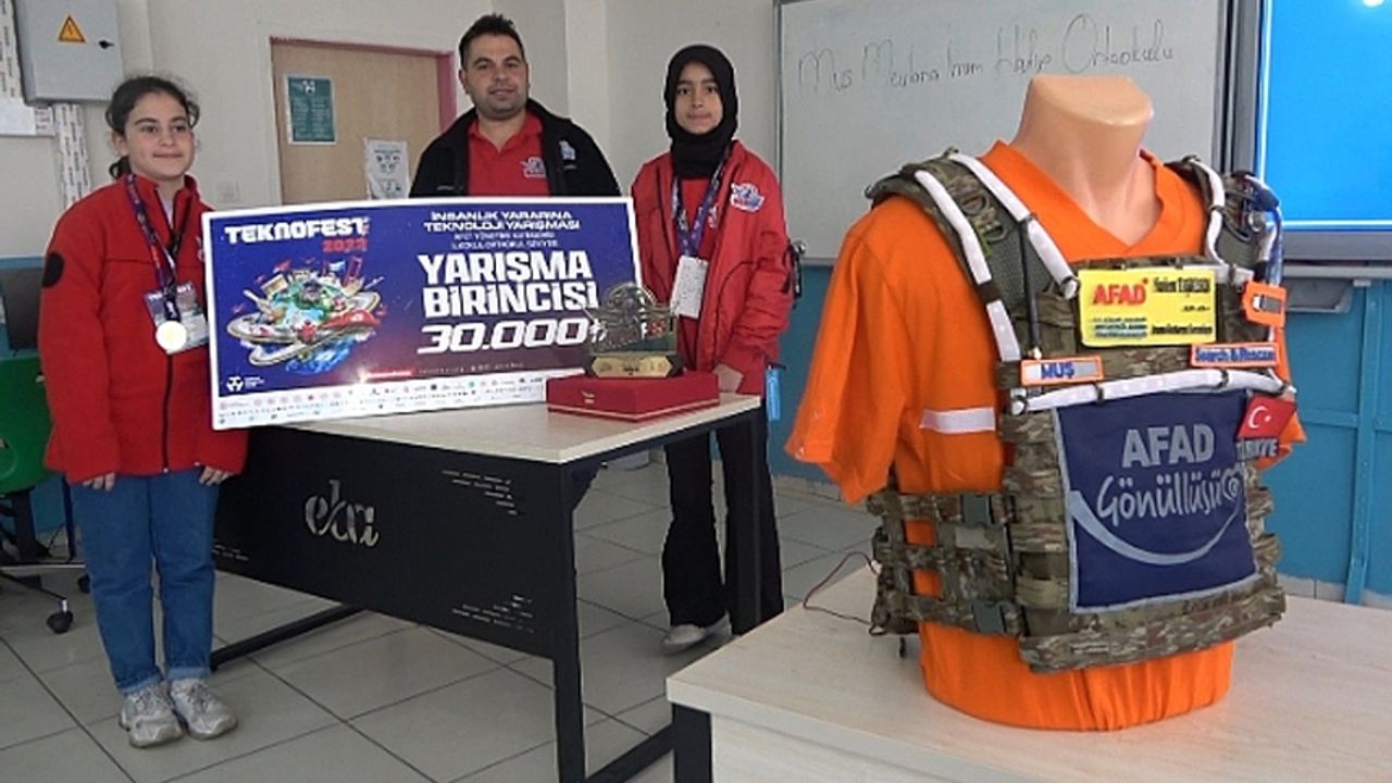 Çığ felaketinden etkilenerek geliştirdikleri proje ile Türkiye birincisi oldular