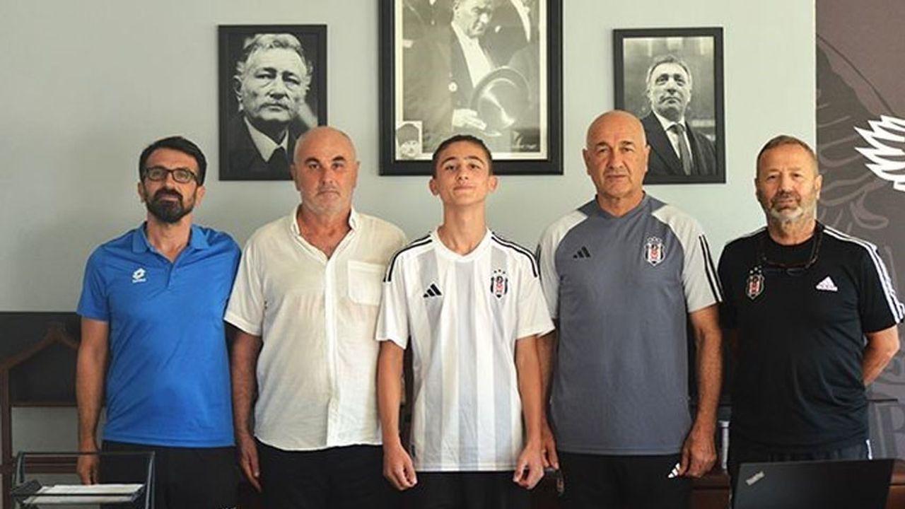 14 yaşındaki çocuk Mardin’den Beşiktaş’a transfer oldu