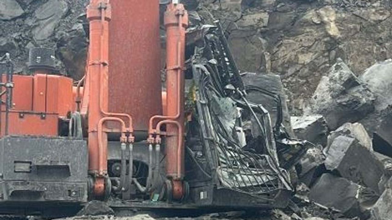 Kömür ocağında operatör, üstüne düşen kaya parçaları sonucu yaralandı