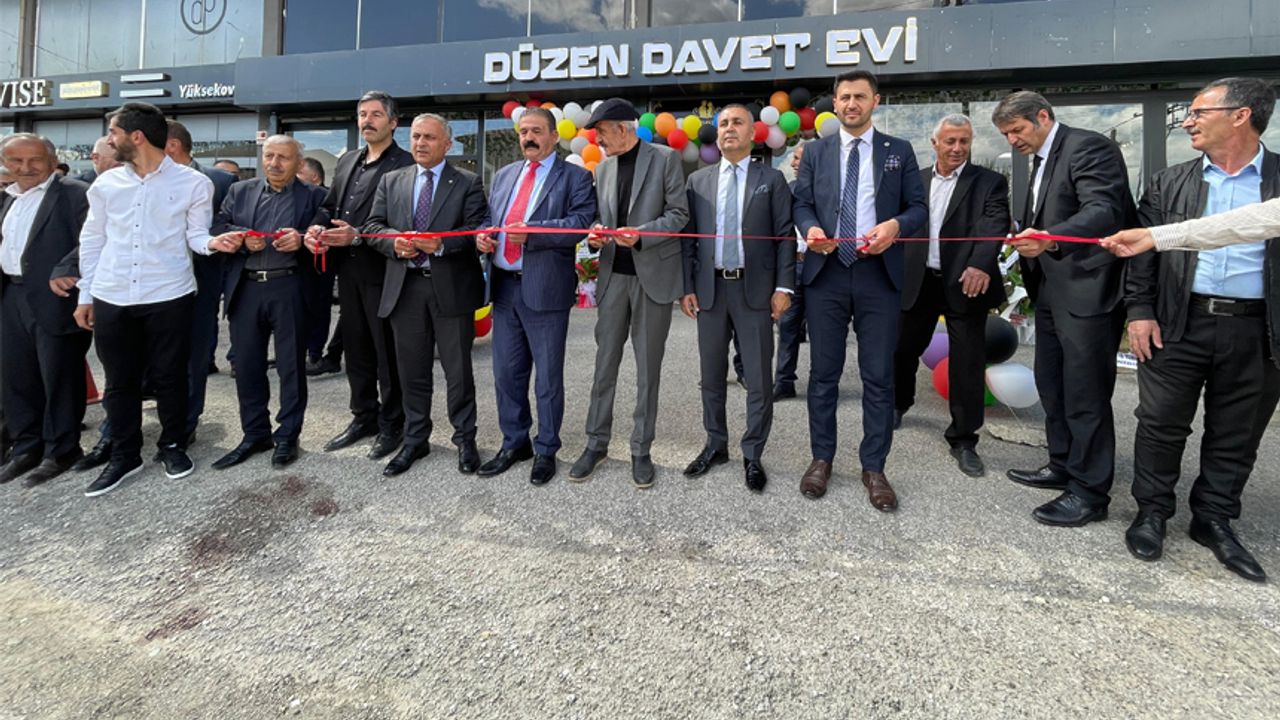 Yüksekova’da Düzen Davet Evi Hizmete Açıldı