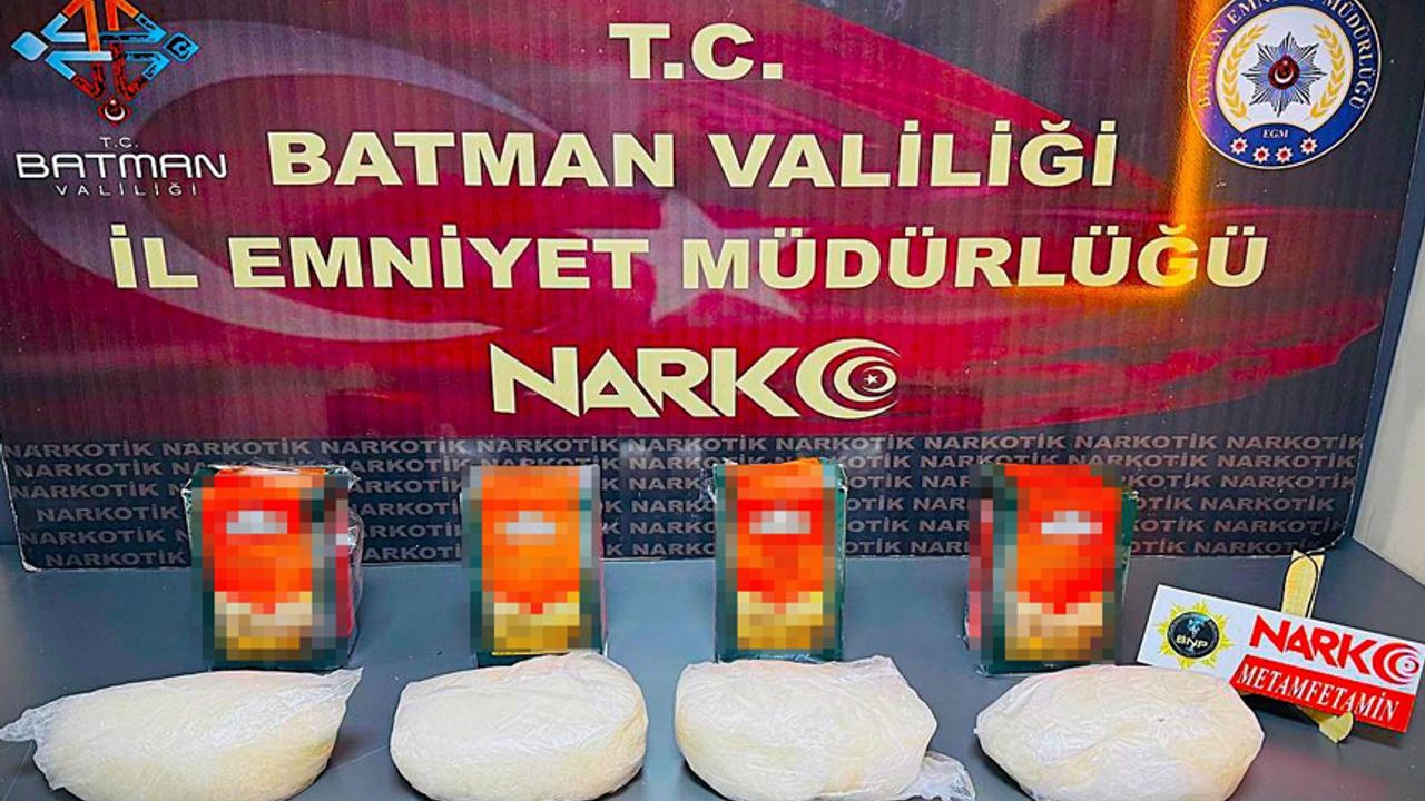 Çay paketleri içinde uyuşturucu taşıyan yolcu tutuklandı