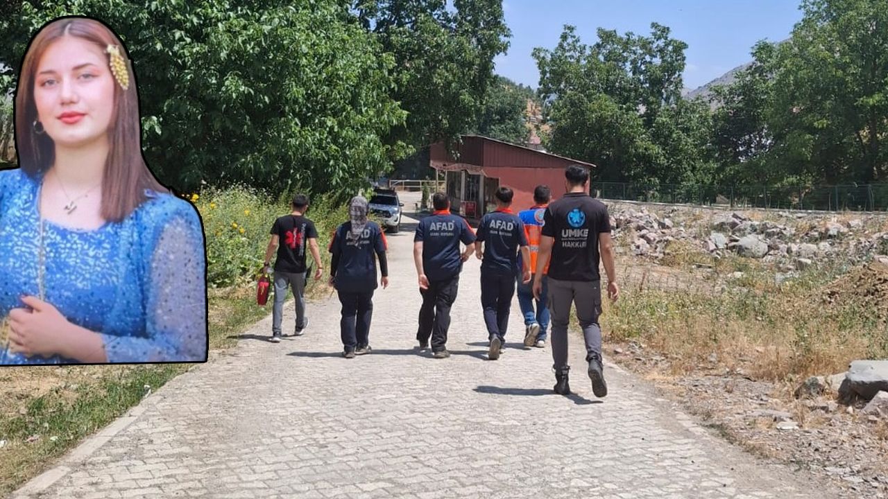 Hakkari'de kayıp Rojda'ya ait çanta bulundu