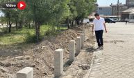 Yüksekova Küçük Sanayi Sitesi Girişinde Çevre Düzenleme Çalışmaları Devam Ediyor