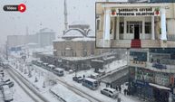 Yüksekova Belediyesi’nden yoğun kar yağışı uyarısı