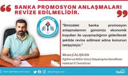 Banka Promosyon Anlaşmaları Revize Edilmelidir.