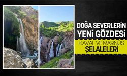 Doğaseverlerin yeni gözdesi; Kaval ve Marinüs şelalesi