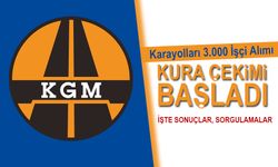 ​​Karayolları 3.000 İşçi Alımı Kura Çekimi Başladı!