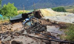 Bingöl'de sel felaketinde 6 ahır zarar gördü, 4 büyükbaş hayvan telef oldu