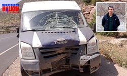 Hakkari’de minibüs  ile motosiklet çarpıştı: 1 ölü