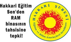 Hakkari Eğitim Sen'den RAM binasının tahsisine tepki!