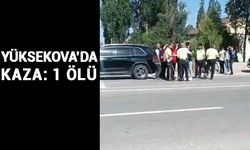 Yüksekova'da kaza: 1 ölü