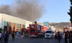 Kayseri’de koltuk fabrikasında yangın