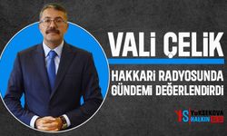 Vali Çelik, Hakkari'nin sesi radyosu konuğu oldu