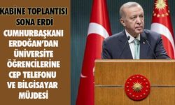 Kabine toplantısı sona erdi! Cumhurbaşkanı Erdoğan'dan önemli açıklamalar