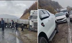 Yüksekova Şemdinli karayolunda kaza