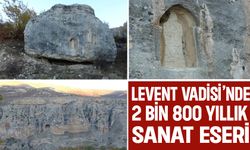 Levent Vadisi’nde 2 bin 800 yıllık sanat eseri