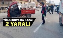 Yüksekova'da kaza: 2 yaralı