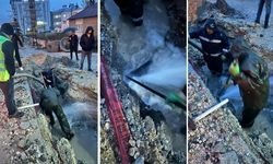 Yüksekova'da  meydana gelen su hattı arızaları onarılıyor