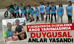 Yüksekova’da düzenlenen kros yarışmasında duygusal anlar yaşandı