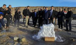 Erciş’te jeotermal seracılık için çalışmalar devam ediyor