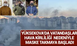 Vatandaşlar, hava kirliliği nedeniyle maske takmaya başladı
