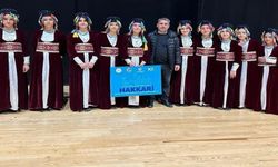 Halk Oyunları Türkiye Şampiyonası’nda Hakkari dereceye girdi
