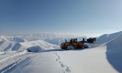 Hakkari'de kapalı köy ve mezra yolları açıldı