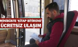 Minibüste ‘kitap bitirene’ ücretsiz ulaşım