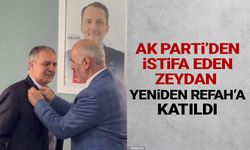 AK Parti’den istifa eden Zeydan, Yeniden Refah’a katıldı