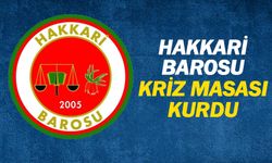 Hakkari Barosu kriz masası kurdu