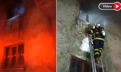 Yüksekova'da ev yangını