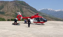 Kalp Krizi Geçiren Hastanın İmdadına Ambulans Helikopter Yetişti