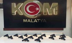 Malatya’da çok sayıda kaçak silah ele geçirildi