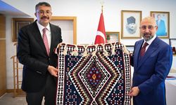 Vali Çelik’ten, DHMİ Genel Müdürü Dr. Hüseyin Keskin’e ziyaret