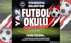 Yüksekova’da ücretsiz yaz futbol okulu açıldı