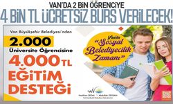 Van Büyükeşhir Belediyesi'nden üniversite öğrencilerine 4 bin TL burs! İşte başvuru süreci ile ilgili detaylar…