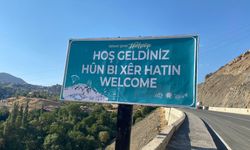 Hakkari girişindeki 3 dilli tabela yenilendi