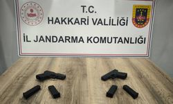 Yüksekova'da ruhsatsız tabanca ele geçirildi