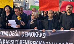 Yüksekova’da kayyum kararları protestosu edildi