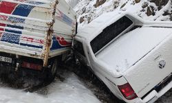 Şemdinli Yüksekova yolunda kaza:1 Yaralı