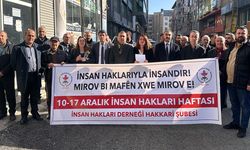 Hakkari İHD Şubesi'nin  'Dünya İnsan Hakları Günü’ açıklaması