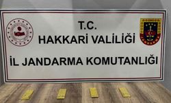 Hakkari’de 4 kilo külçe altın ele geçirildi