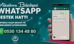 Yüksekova Belediyesi Whatsapp İhbar Hattı Kurdu