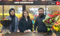 Yüksekova’daki çiçekçilerde Sevgililer Günü yoğunluğu