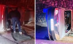 Yüksekova’da Kaza: Sürücü Başıboş Köpekten Kaçarken Takla Attı