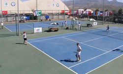 Şırnak’ta 4. Uluslararası Cudi Cup Tenis Turnuvası başladı