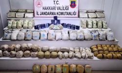 Yüksekova'da 189 kilogram uyuşturucu yakalandı