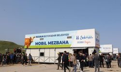 Vatandaş mobil mezbahanelere koştu