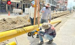 Yüksekova Özgürlük Meydanı’nda doğalgaz çalışmaları başladı