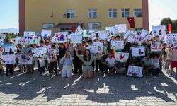 Çocuklar hayallerindeki dünyayı resmetti